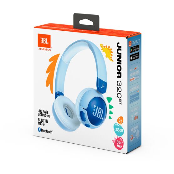 JBL Junior 320BT - Blue - Wireless on-ear kids headphones - Detailshot 15 JBL Junior 320BT - Blue - Wireless on-ear kids headphones - Detailshot 15